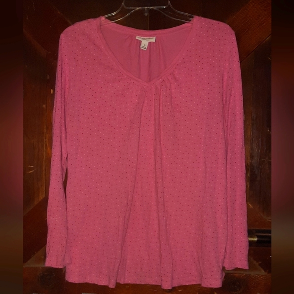 Liz Lange for Target Tops - 🍀3/15 Woman's Maternity Pokla Dot long sleeve shirt